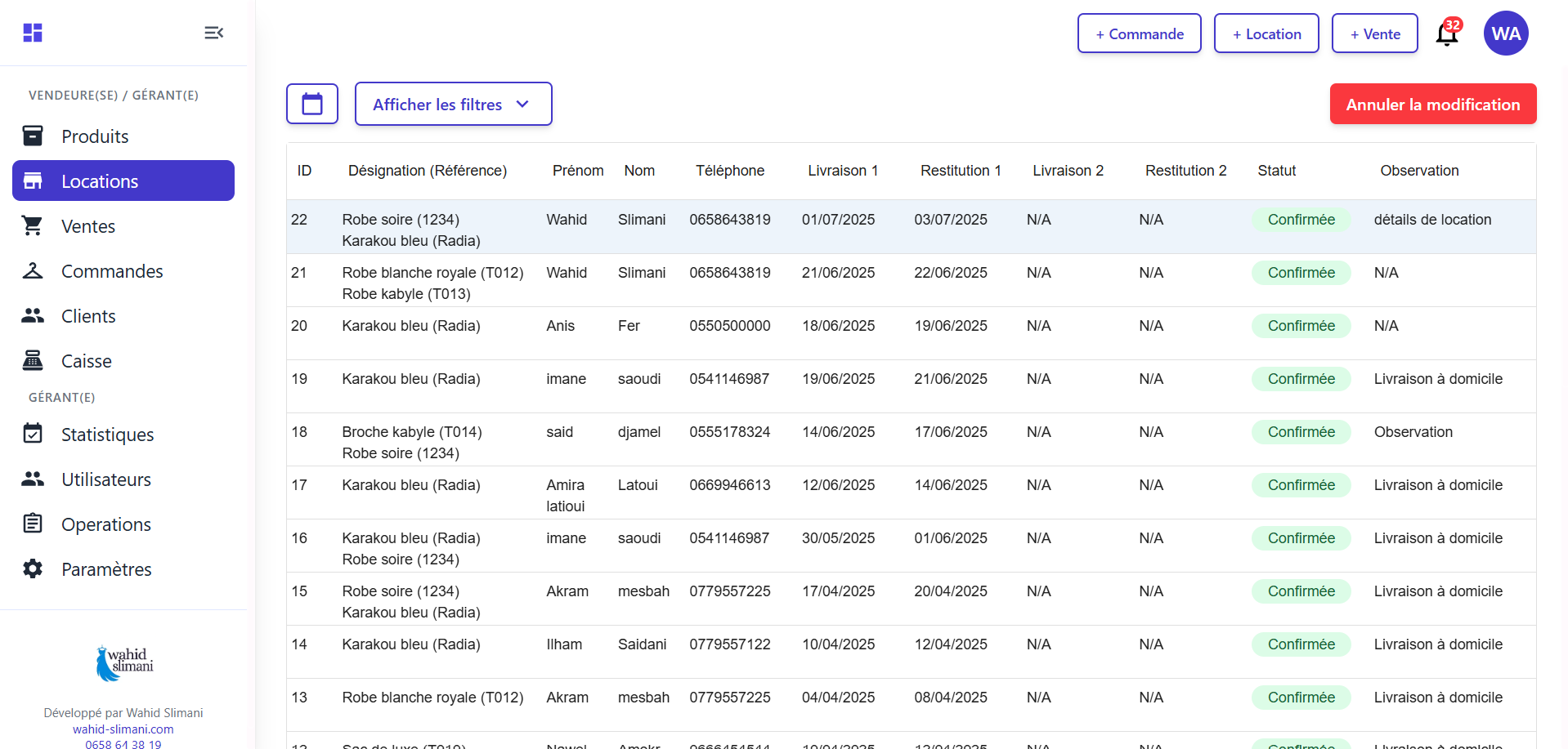 RSM Suite: Operations and management view across a multi-client account.